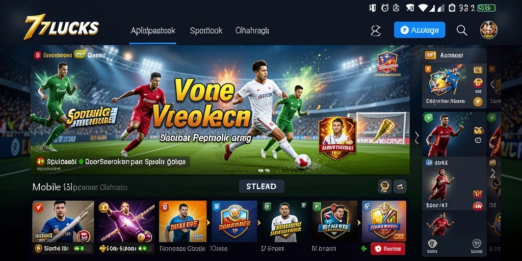 Tampilan menarik dari permainan Sportsbook di 77LUCKS.