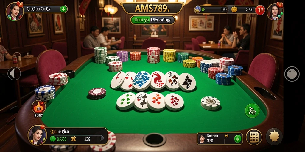 Tampilan gameplay menarik dari AMS789 yang menyenangkan.