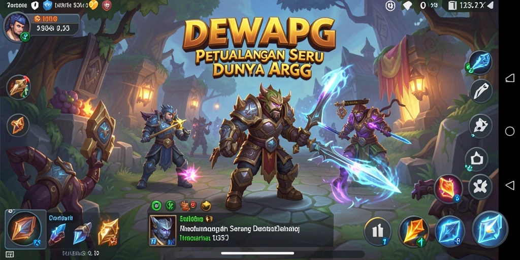Tampilan gameplay menarik dari DEWAPG dengan aksi seru.