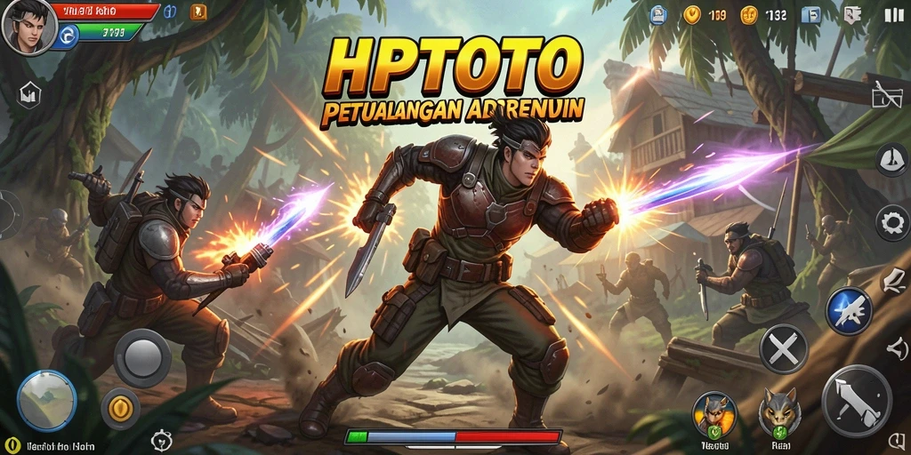 Screenshot gameplay HPTOTO yang menampilkan aksi dan tantangan seru.