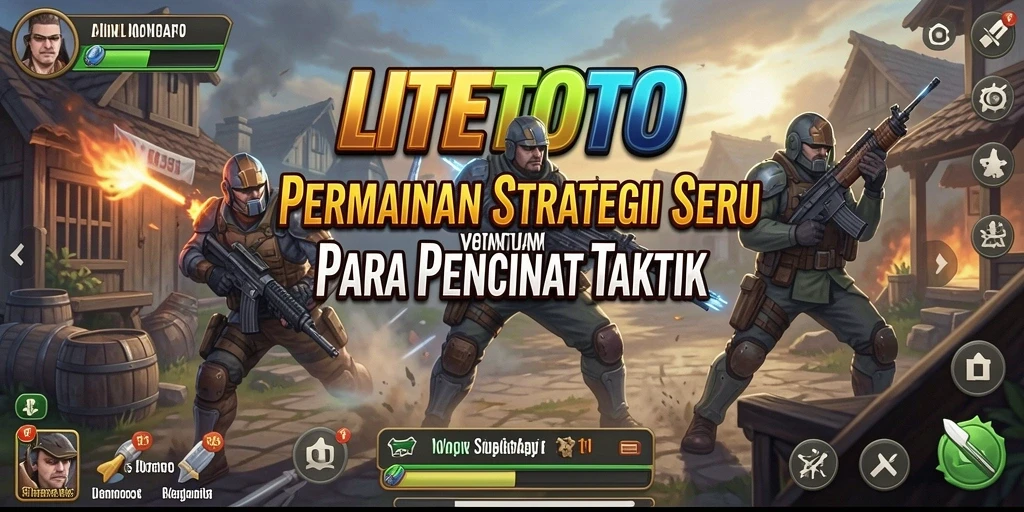 Tampilan gameplay penuh aksi dalam LITETOTO.