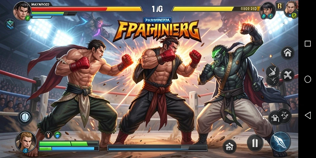 Tampilan gameplay battle seru di MAXWIN303 menunjukkan aksi yang intens.