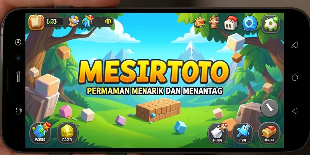 Tangkapan layar dari gameplay menegangkan MESIRTOTO dengan berbagai teka-teki.