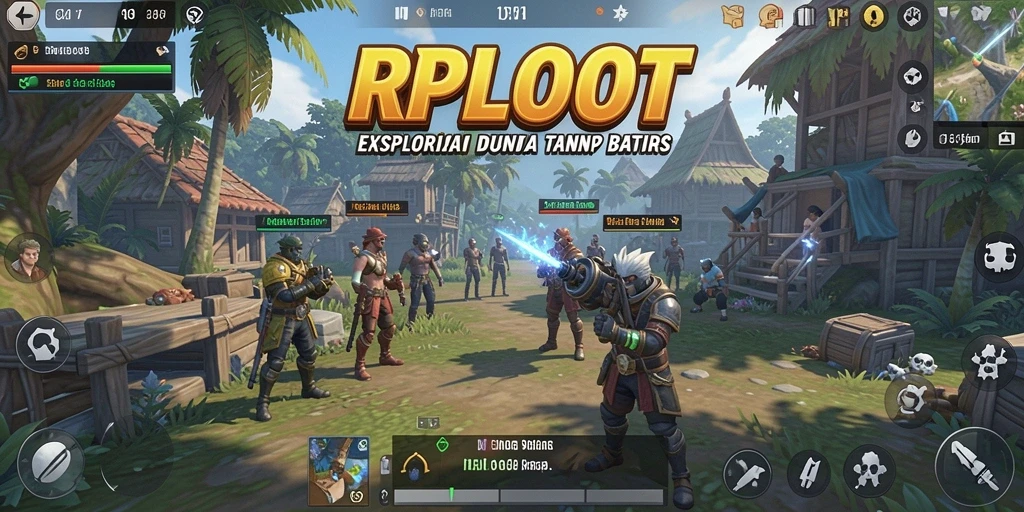 Gameplay seru di dunia terbuka RPLOOT dengan eksplorasi yang menakjubkan.