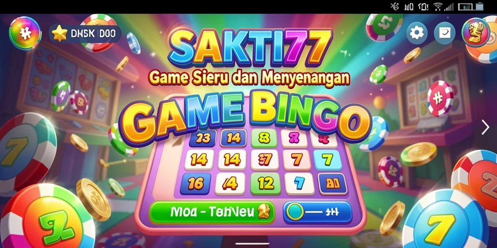 Tampilan gameplay seru dari SAKTI77 di dalam game Bingo.