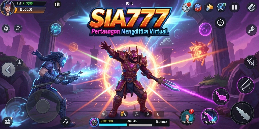 Screenshot gameplay SIA777 menampilkan pertarungan seru dan dinamis.