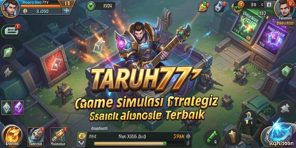 Tampilan gameplay yang menegangkan di TARUH777.